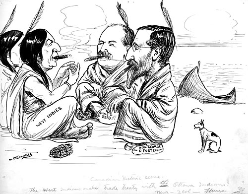 A group of people smoke cigars together