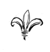 Fleur de lis is associated with France and French Canada
