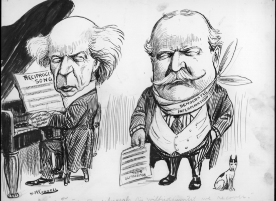 Soloist Taft: "Let us stop the rehearsals sir Wilfrid, until we recover."