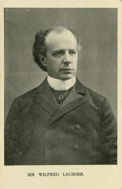 Sepita photograph of Wilfrid Laurier seated